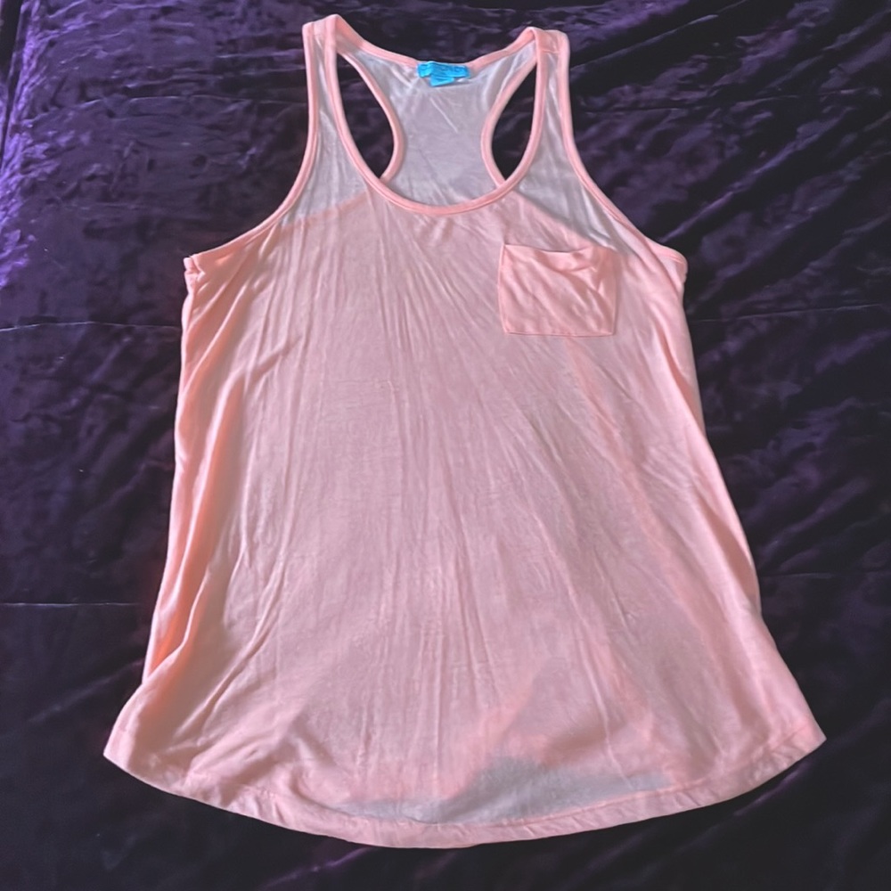 Cotton On - neon racer back tank top.